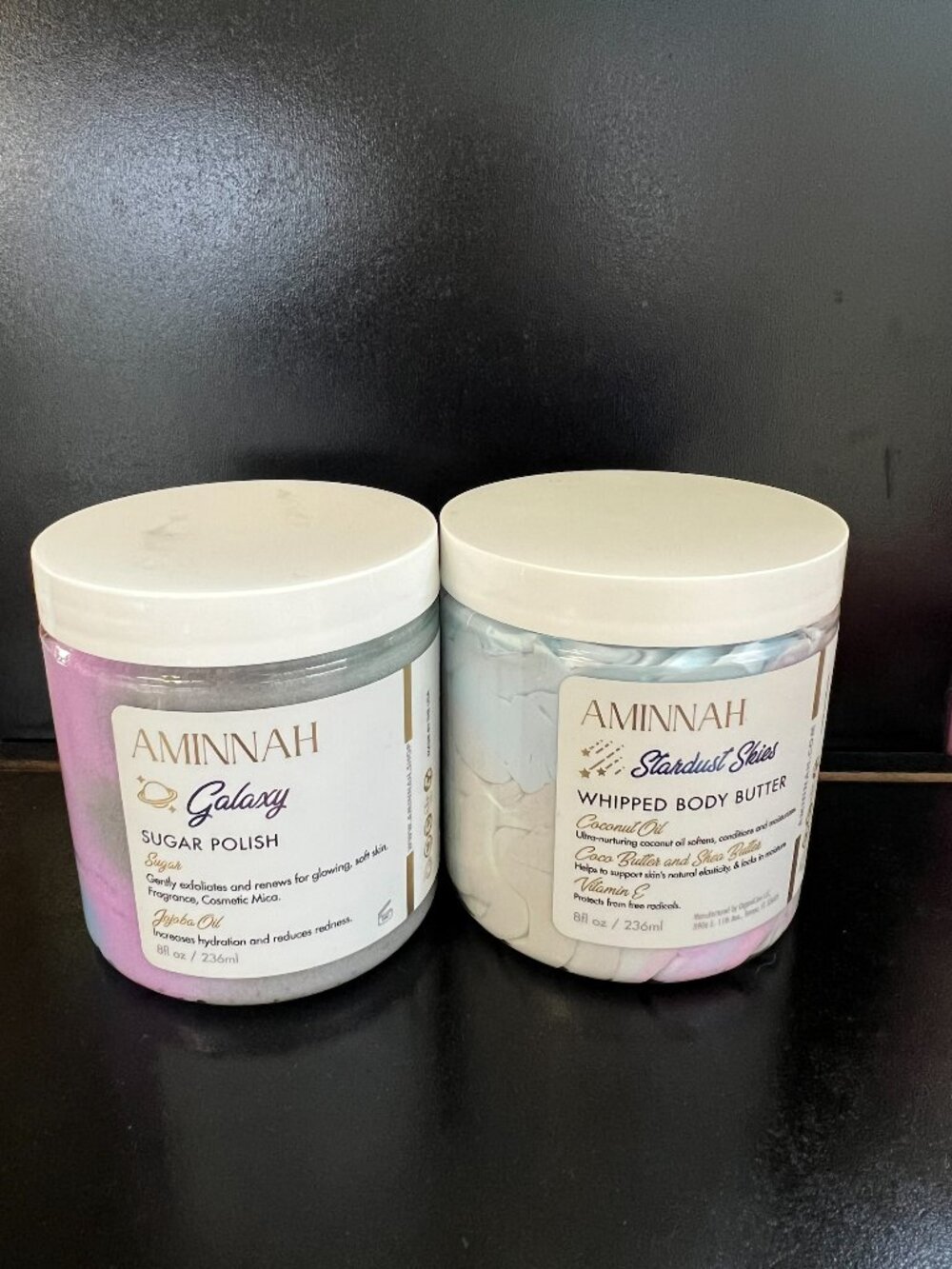 Aminnah 2 Piece Set Galaxy and Stardust Skies